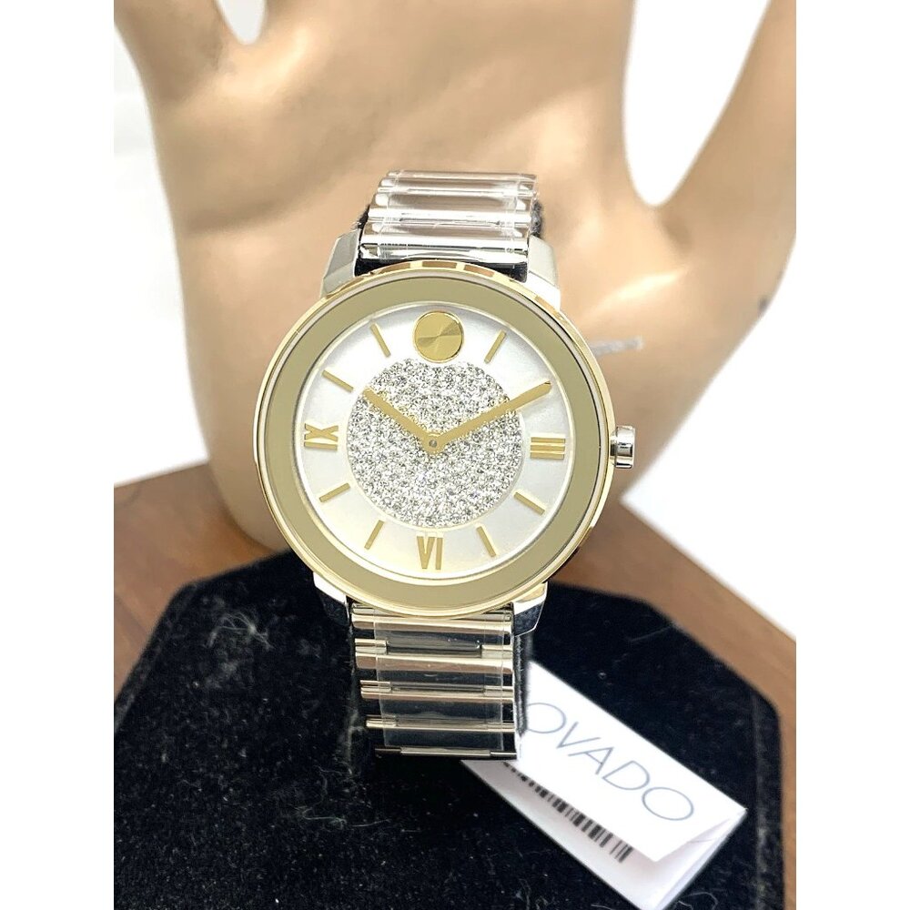 Movado Women's Watch 3600660 Bold Swiss Quartz Two Tone Stainless Steel 32mm